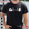 Roofer Heartbeat EKG Beer Roofing T Shirt (1)