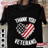 Thank You Veterans Patriotic American Flag Veterans Day 2024 T Shirt (1)