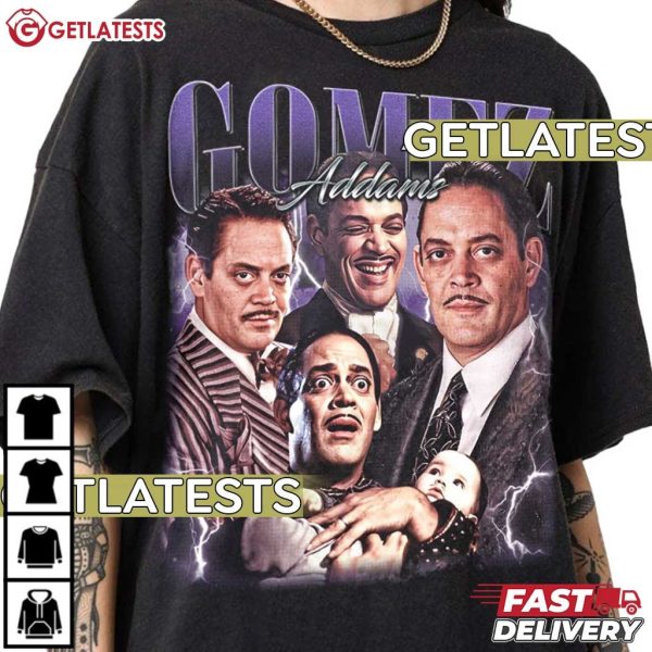 Gomez Addams Vintage Gift For Fans T Shirt