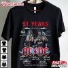 ACDC 51 Years 1973 2024 Thank You For The Memories T Shirt (1)