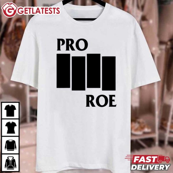 Pro Roe Roe v Wade Black Flag T Shirt (2)