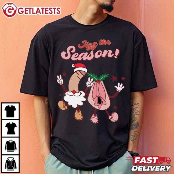 Tis The Season Dirty Christmas Naughty Secret Santa Gift T Shirt (4)