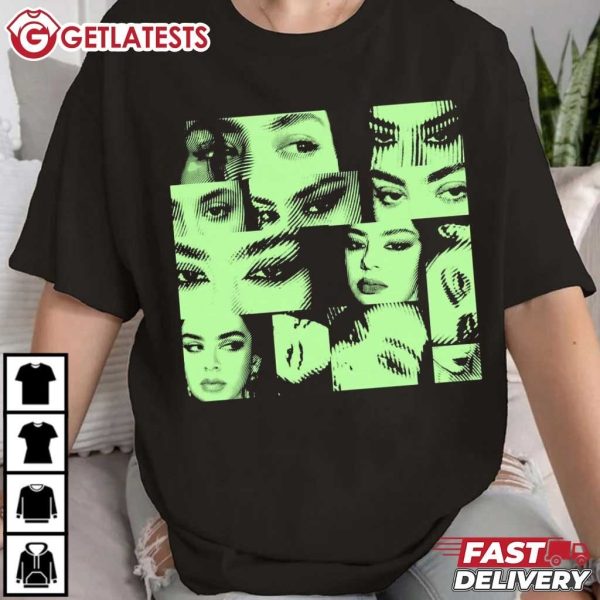 Charli XCX Eyes Face Y2K For Sweat Tour 2024 Music T Shirt (3)