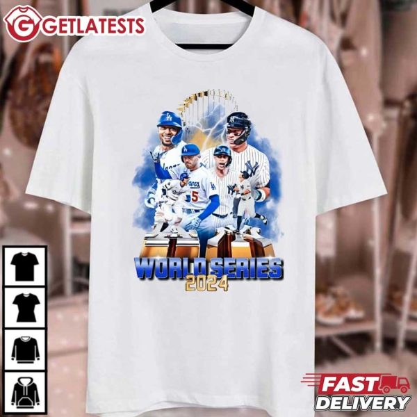 Dodgers X Yankees World Series 2024 T Shirt (3)