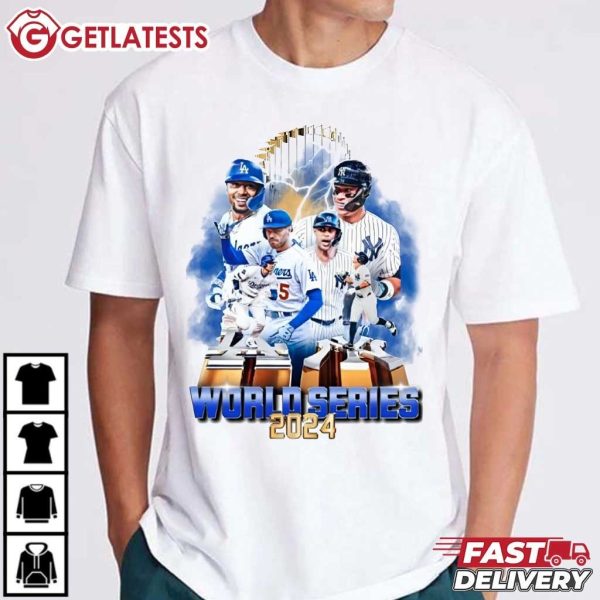 Dodgers X Yankees World Series 2024 T Shirt (4)