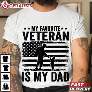 My Favorite Veteran Is My Dad Honor T Shirt (2)