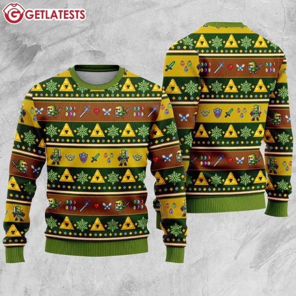 Legend of Zelda Link Ugly Christmas Sweater (1)