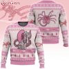 Pink Alien Xenomorph Christmas Ugly Sweater (2)