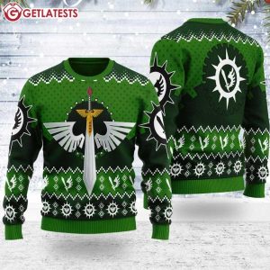 Dark Angels Warhammer 40k Space Marines Game Ugly Sweater (3)