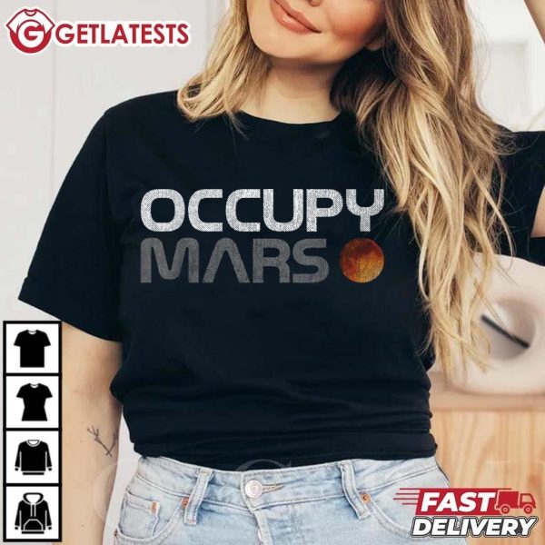 Occupy Mars Astronomy Space Explorer T Shirt (1)