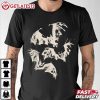 Three Bats Vintage Graphic Gothic T Shirt (3)