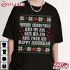 Kiss My Ass Merry Christmas Happy Hanukkah National Lampoon T Shirt (4)