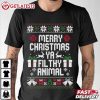 Merry Christmas Ya Filthy Animal Christmas T Shirt (3)