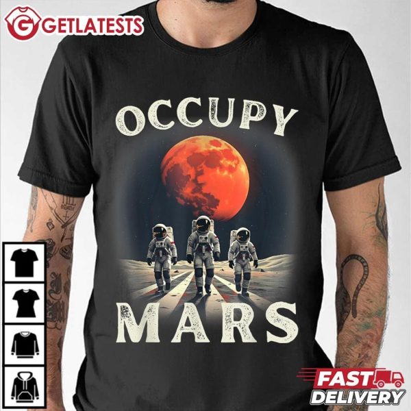 Occupy Mars Space Explorer Astronomy T Shirt (3)