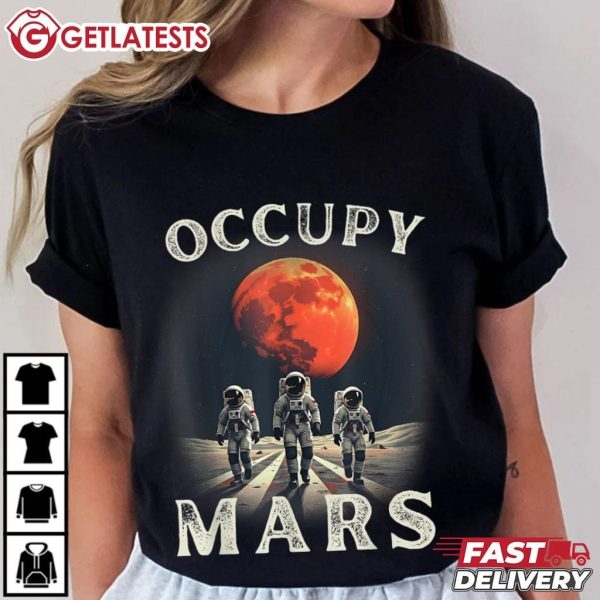 Occupy Mars Space Explorer Astronomy T Shirt (1)