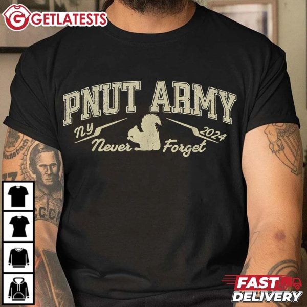 Pnut Army Never Forget Peanut Squirrel T Shirt (3)