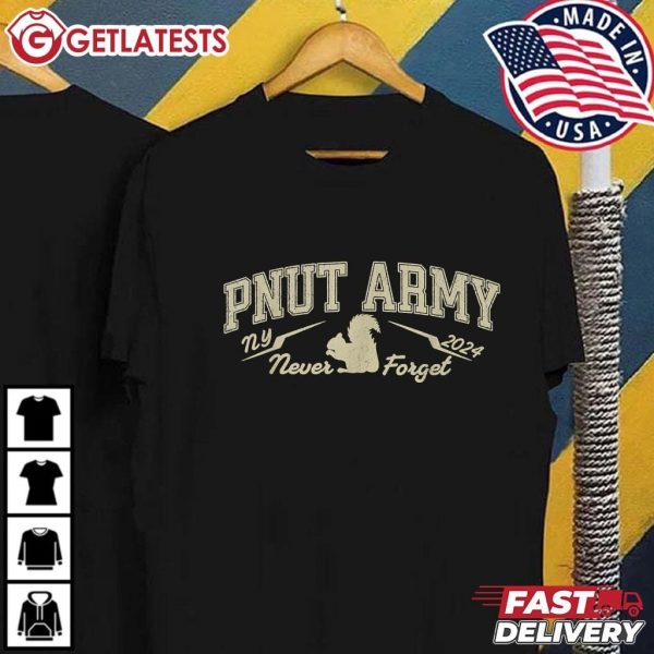 Pnut Army Never Forget Peanut Squirrel T Shirt (2)