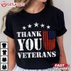 Thank you Veterans American Flag Proud Veterans T Shirt (1)