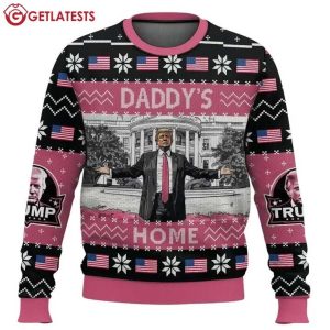 Trump Daddy’s Home Ugly Christmas Sweater (3)