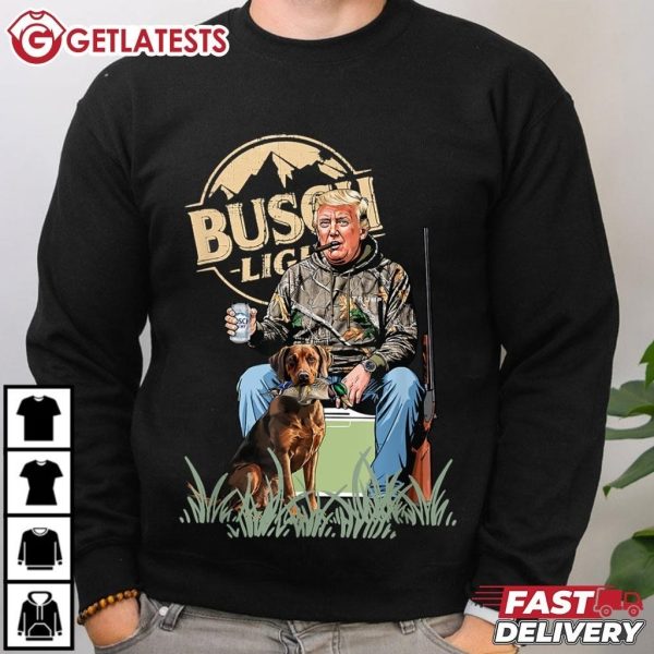 Trump Busch Light Hunting Duck T Shirt (2)