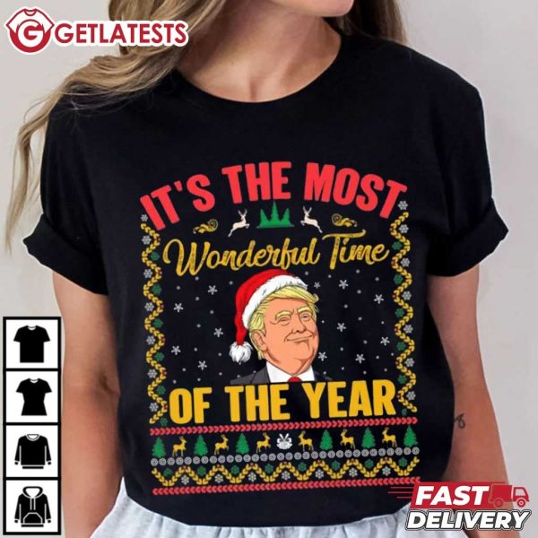 Trump It's The Most Wonderful Time Of The Year Christmas T Shirt ( (3)