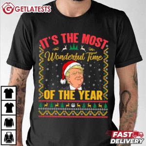 Trump It's The Most Wonderful Time Of The Year Christmas T Shirt (