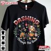 Dashing Through The Snow Slinky Dog Christmas T Shirt (2)