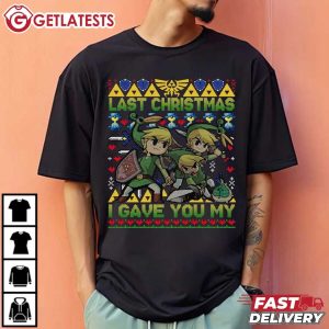 Link Last Christmas I Gave You My Heart Legend Of Zelda T Shirt (3)