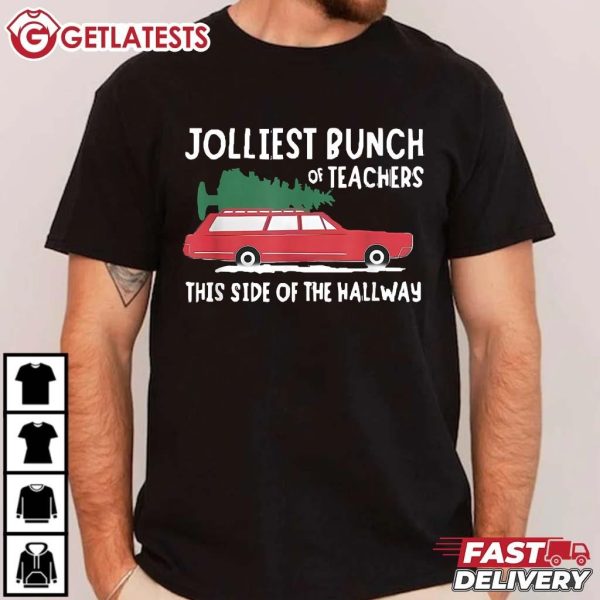 Jolliest Bunch of Teacher This Side of The Hallway Griswold T Shirt (3)