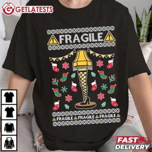 Christmas Story Fragile Leg Lamp Christmas T Shirt (3)