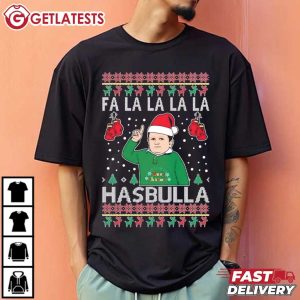 Ugly Hasbulla Fa La La La La La Christmas T Shirt (3)