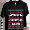 Tachy Christmas Sweater Nurse Tele Tech ECG Ugly Christmas T Shirt (2)