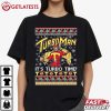 Turbo Man It's Turbo Time Ugly Christmas T Shirt (4)