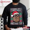 Biggie Wonder Why Christmas Missed Us Ugly Christmas T Shirt (1)