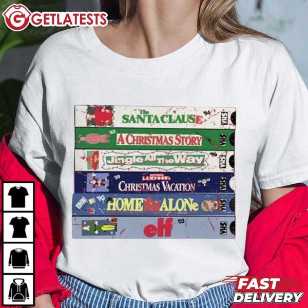 Classic 90s Christmas Movies Merry Christmas T Shirt (3)