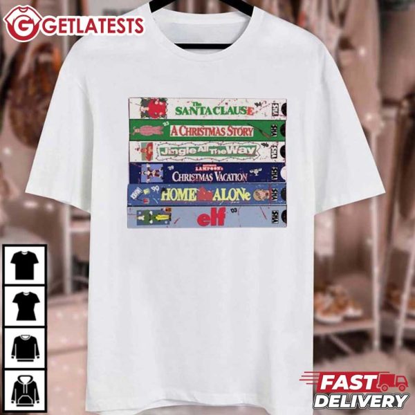 Classic 90s Christmas Movies Merry Christmas T Shirt (2)