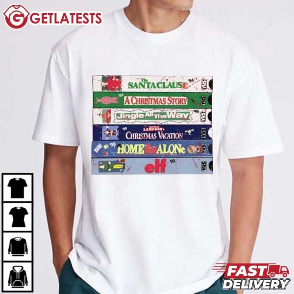 Classic 90s Christmas Movies Merry Christmas T Shirt (4)