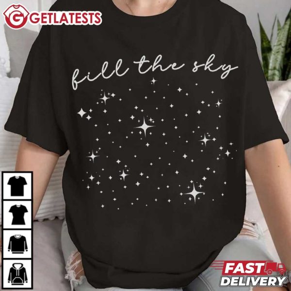 Kamala Harris Fill the Sky Stars T Shirt (3)