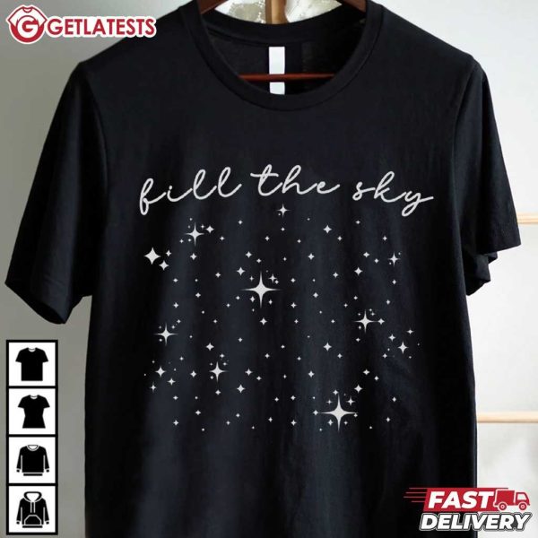 Kamala Harris Fill the Sky Stars T Shirt (2)