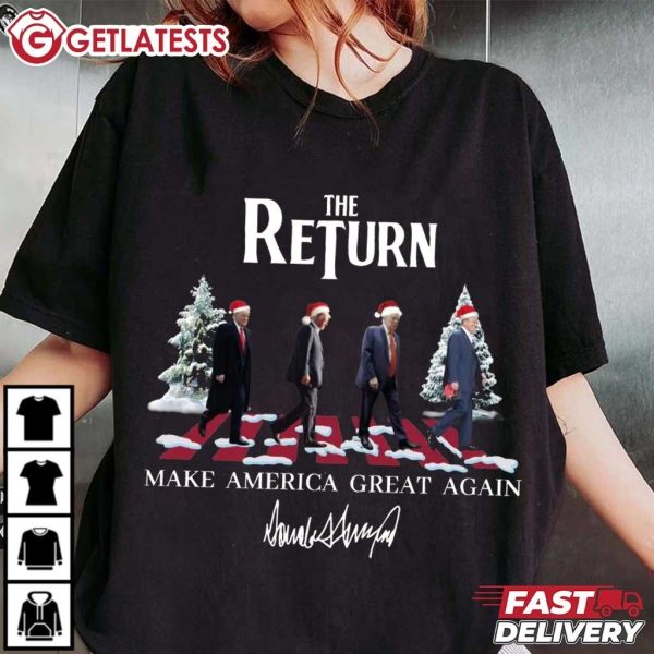 Trump The Return Make America Great Again Christmas T Shirt (3)