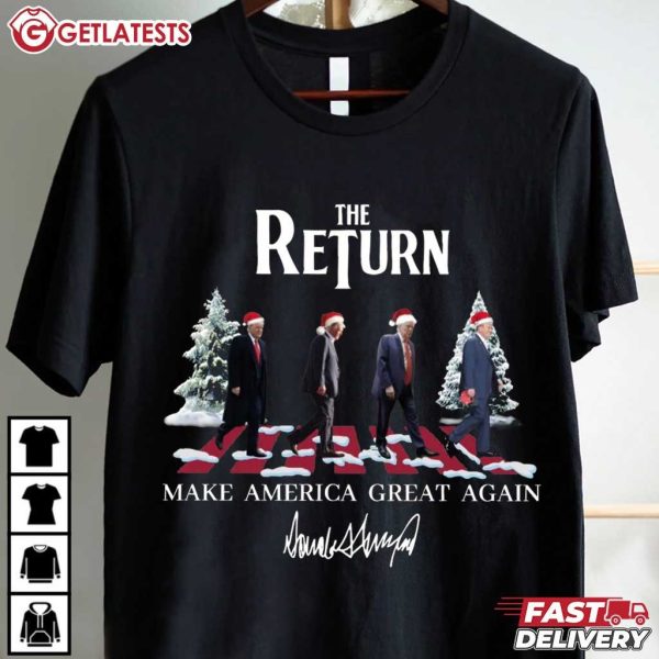 Trump The Return Make America Great Again Christmas T Shirt (2)