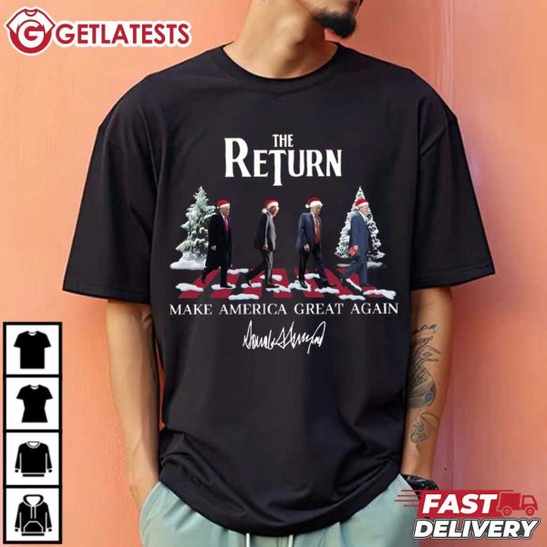 Trump The Return Make America Great Again Christmas T Shirt (4)