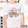 Peanuts Gang Snoopy Dinner Merry Christmas T Shirt (4)