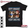 Happy Hanukkat Mewy Christmas Cat Lovers T Shirt (2)