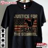 Justice For Peanut American Flag Peanut Squirrel T Shirt (2)