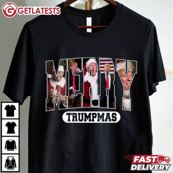 Trump Merry Trumpmas Funny Christmas T Shirt (2)