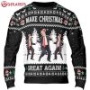 Funny Trump Dancing Make Christmas Great Again Ugly Sweater (1)