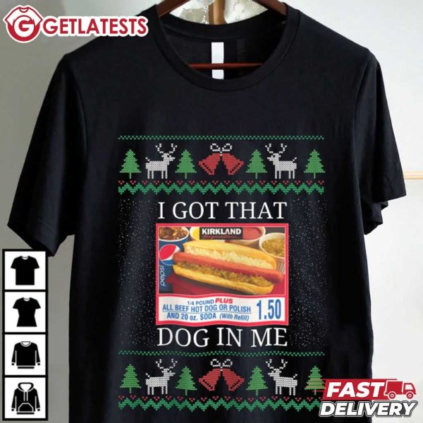 Costco Kirkland Signature I Got That Dog in Me Ugly Christmas T Shirt (2)