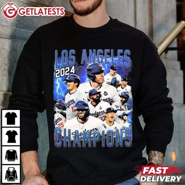 Los Angeles Dodgers Baseball Champions 2024 Vintage Style 90s (3)