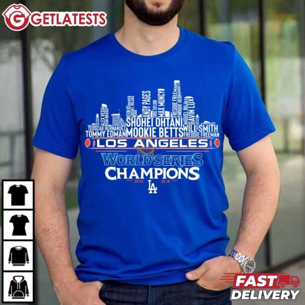 Los Angeles Dodgers Baseball Team 2024 World Series Champions T Shirt (1)